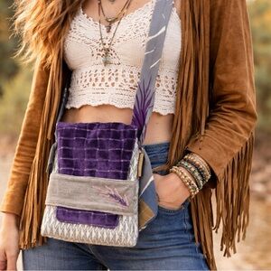 Peace of Thread Handmade Patchwork Crossbody Bag Boho Indie Festival Retro